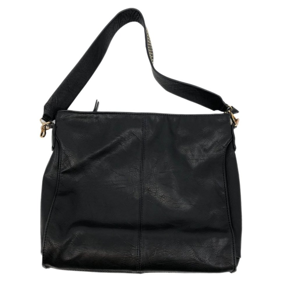 MMS Design Studio Black Gold Detail Shoulder Bag | Excellent Condition